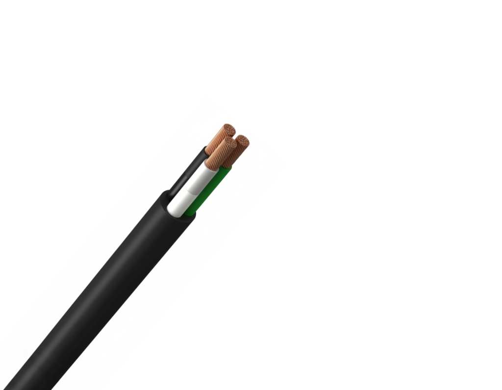 Cables encauchetados