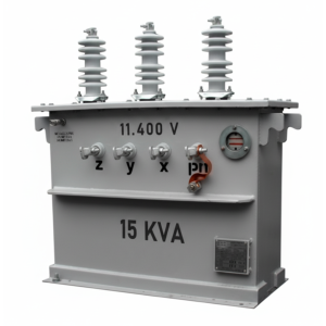 Transformador de distribución en aceite trifásico
