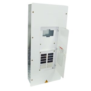 Tablero trifasico puerta cerrada y espacio para totalizador